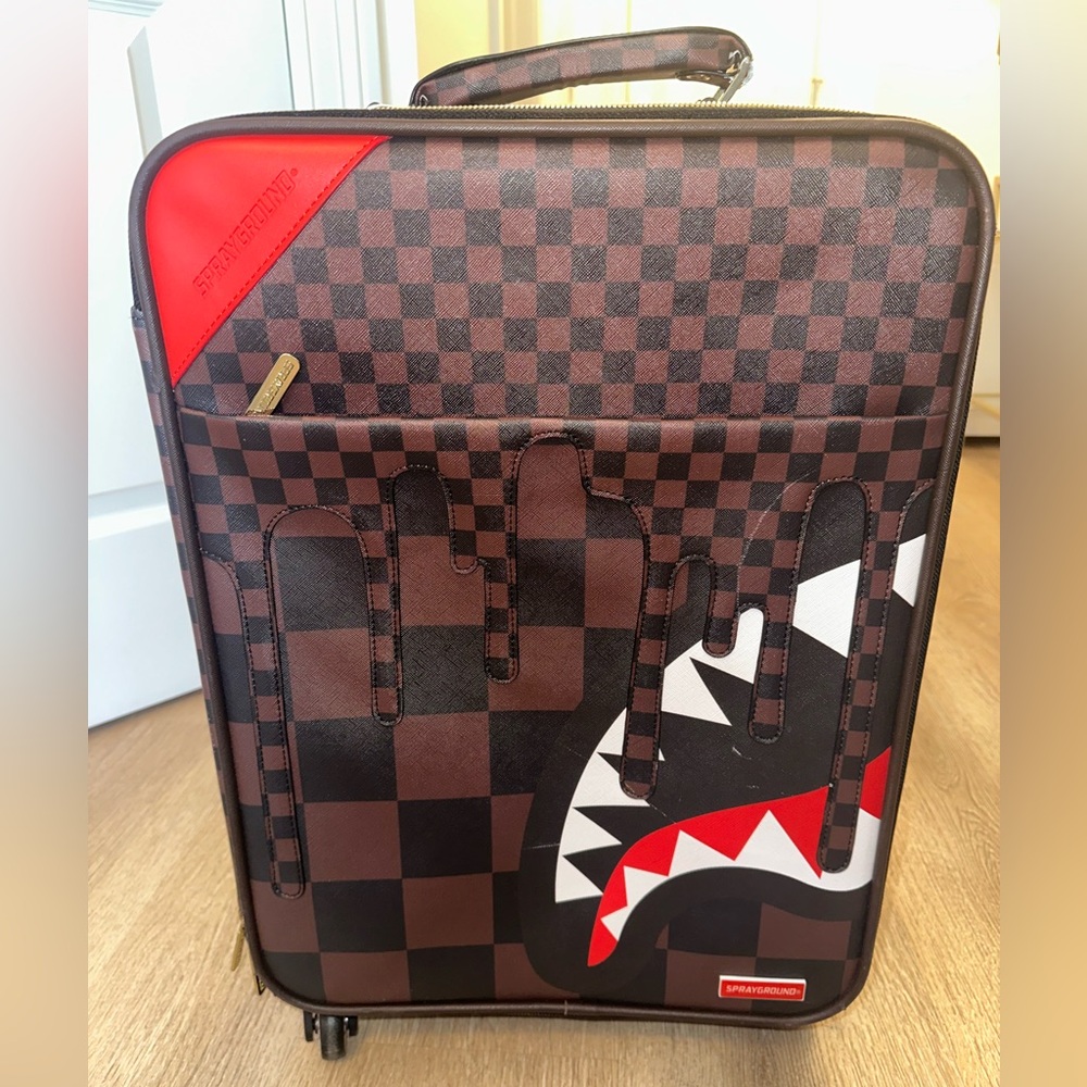 Sprayground x Louis Vuitton carryon suitcase